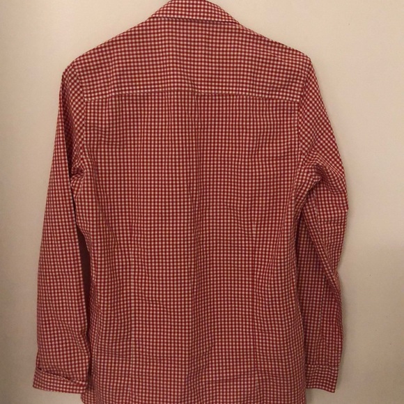 Cargo Crew red / white plaid cotton shirt - Picture 3 of 6